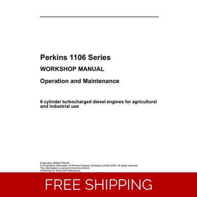 PERKINS ENGINE 1106 OPERATION & MAINTENANCE MANUAL